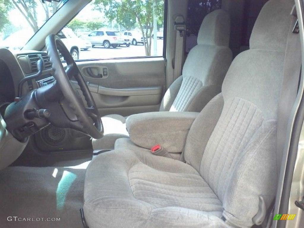 2000 S10 LS Extended Cab - Light Pewter Metallic / Beige photo #6