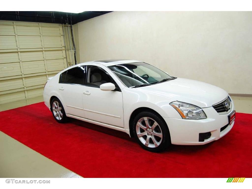 Winter Frost Pearl Nissan Maxima