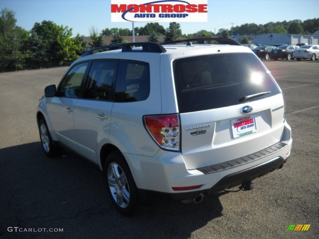 2009 Forester 2.5 X Limited - Satin White Pearl / Platinum photo #5