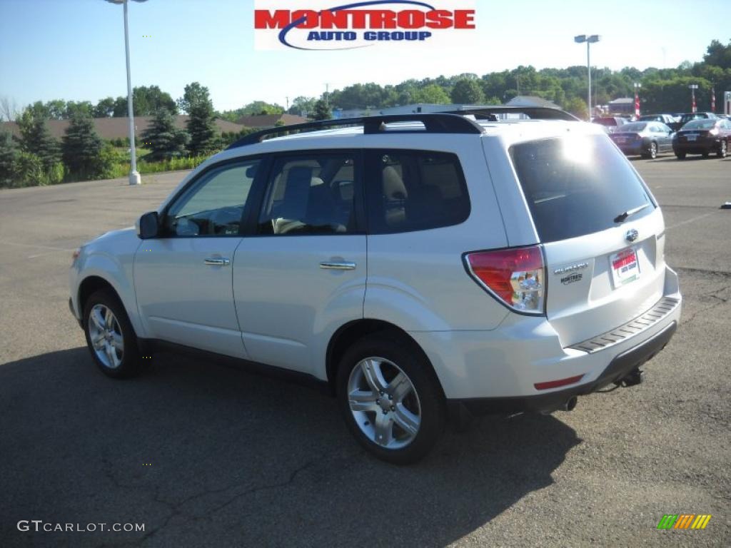2009 Forester 2.5 X Limited - Satin White Pearl / Platinum photo #6