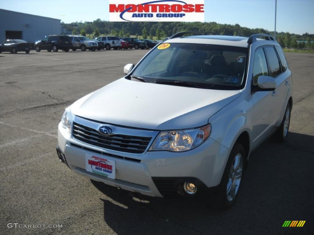 2009 Forester 2.5 X Limited - Satin White Pearl / Platinum photo #19