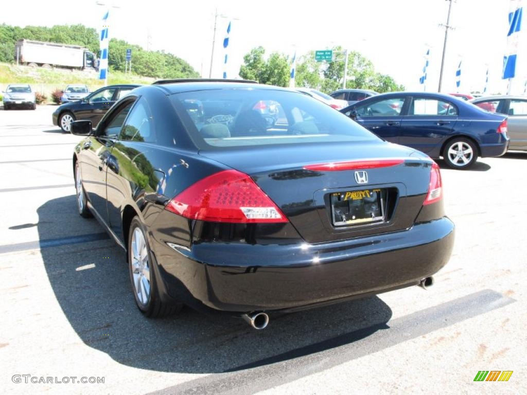 2006 Accord LX V6 Coupe - Nighthawk Black Pearl / Black photo #2