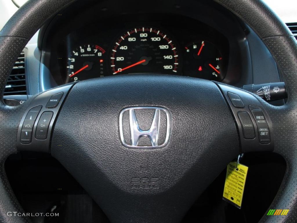 2006 Accord LX V6 Coupe - Nighthawk Black Pearl / Black photo #16