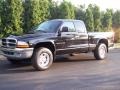 Black 2000 Dodge Dakota SLT Extended Cab 4x4