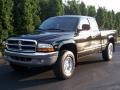 Black - Dakota SLT Extended Cab 4x4 Photo No. 2