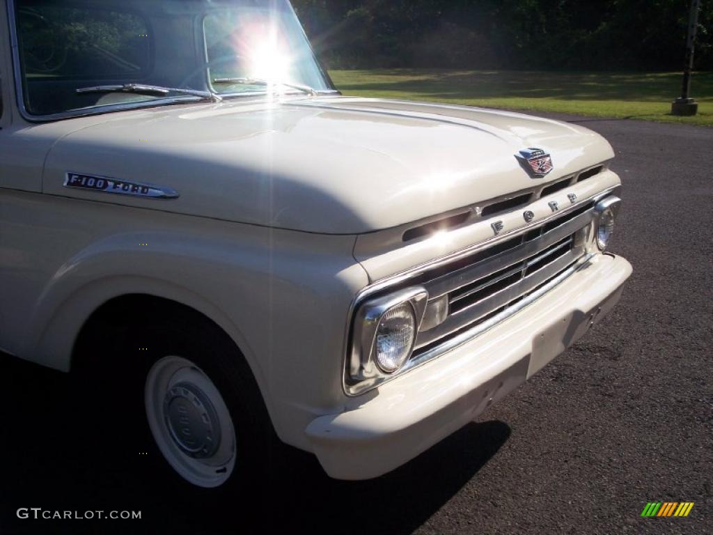 1962 F100 Custom Cab - Corinthian White / Grey photo #7