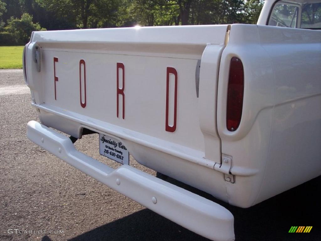 1962 F100 Custom Cab - Corinthian White / Grey photo #9