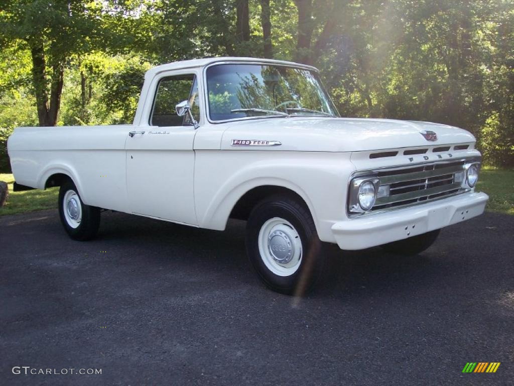 1962 F100 Custom Cab - Corinthian White / Grey photo #21