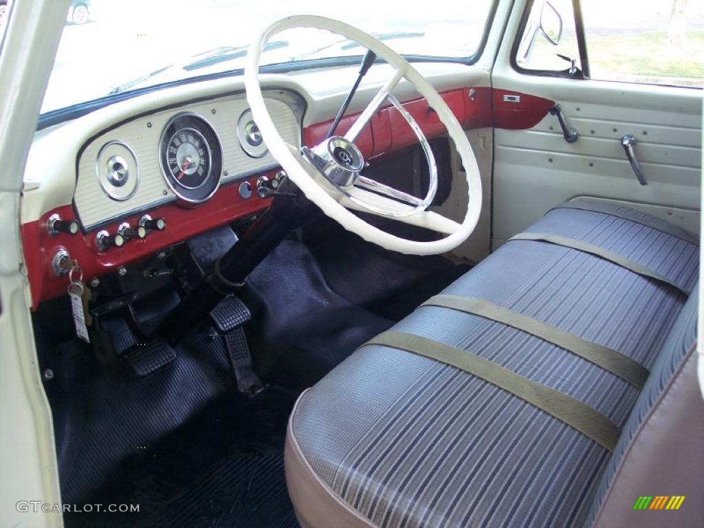 1962 F100 Custom Cab - Corinthian White / Grey photo #28