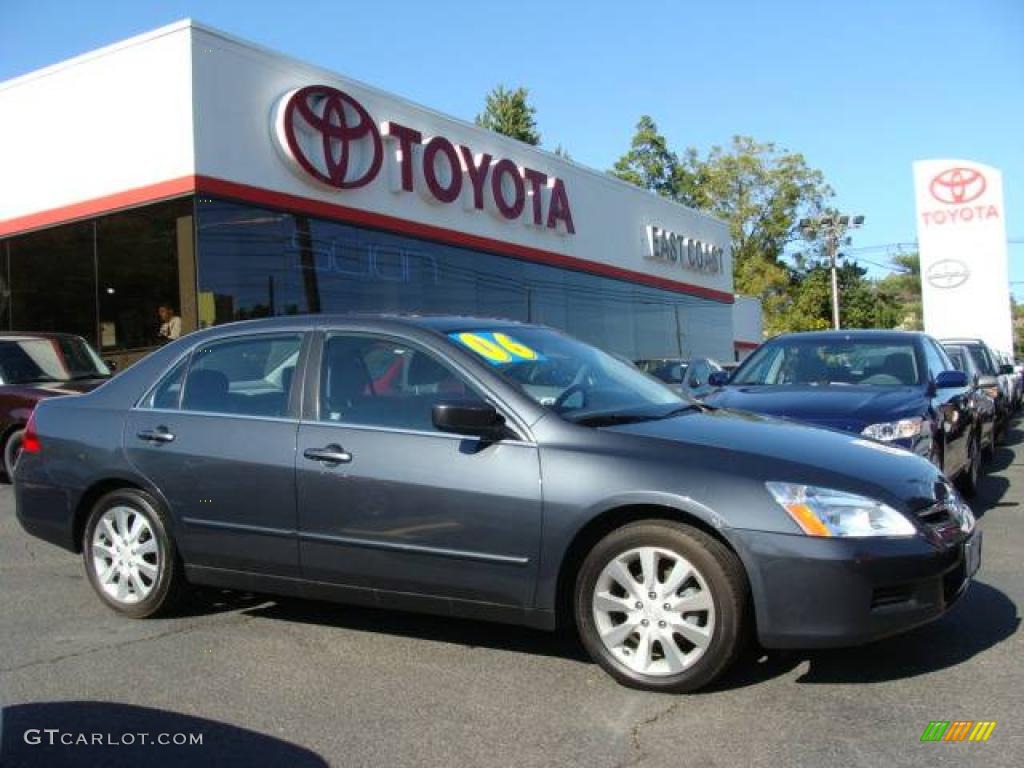2006 Accord LX V6 Sedan - Graphite Pearl / Gray photo #1