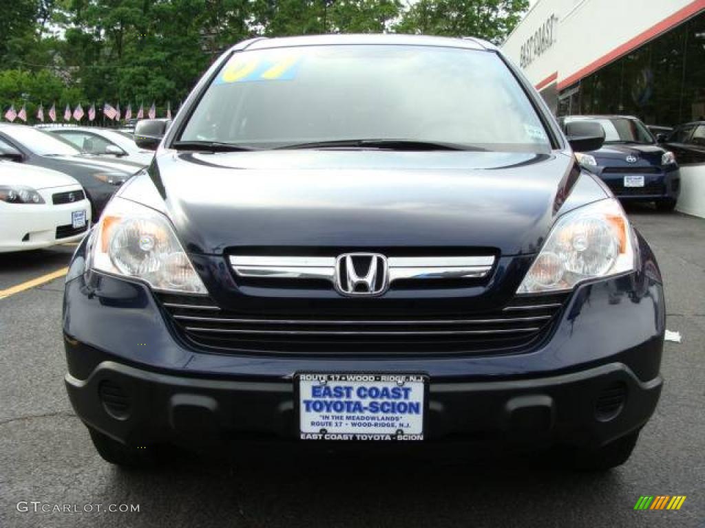 2007 CR-V EX 4WD - Royal Blue Pearl / Gray photo #2