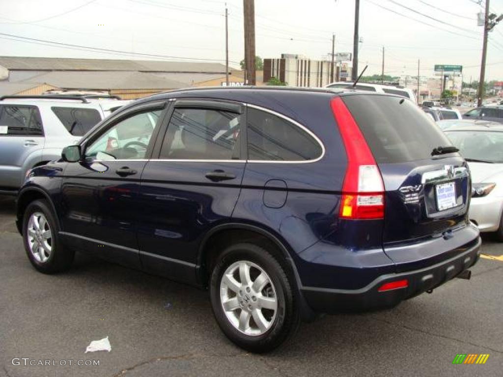 2007 CR-V EX 4WD - Royal Blue Pearl / Gray photo #5