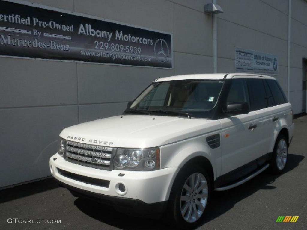 2006 Range Rover Sport HSE - Chawton White / Alpaca Beige photo #2