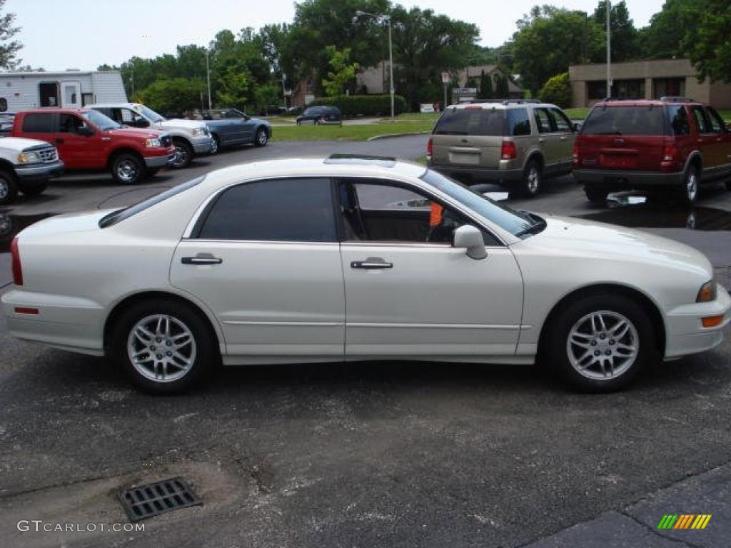 2001 Diamante LS - Platinum White Pearl / Tan photo #2