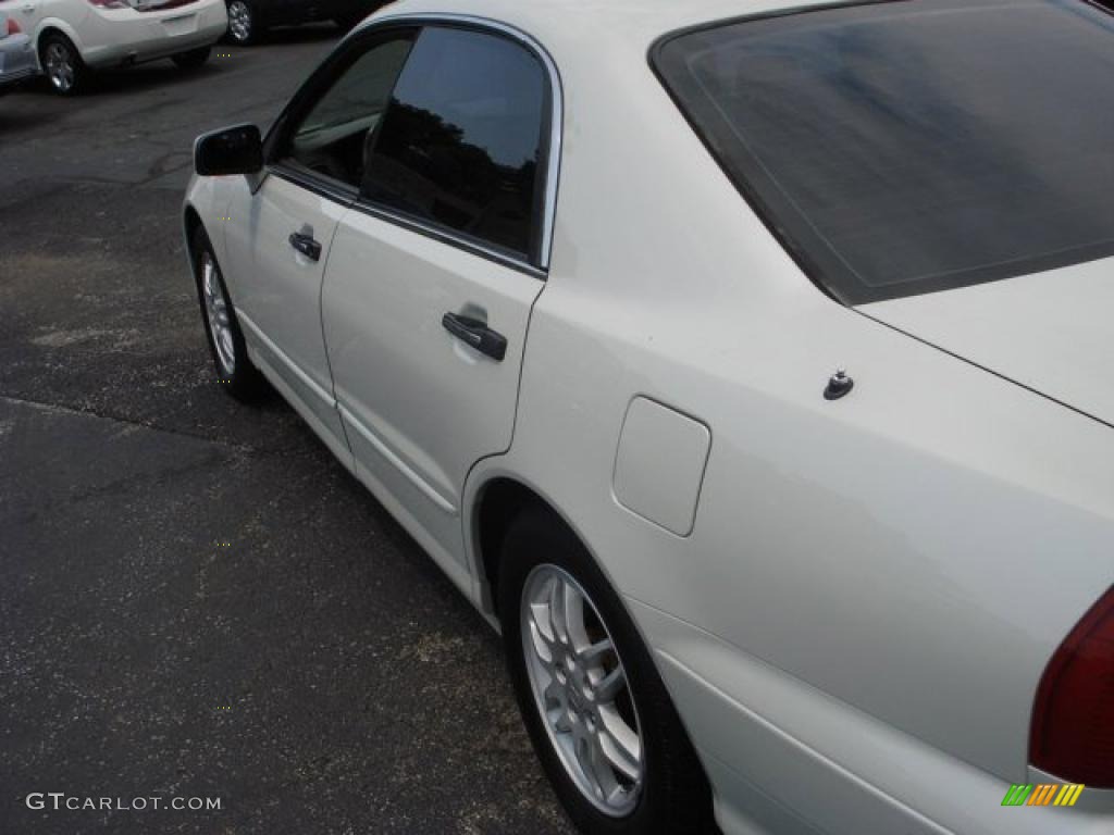 2001 Diamante LS - Platinum White Pearl / Tan photo #6