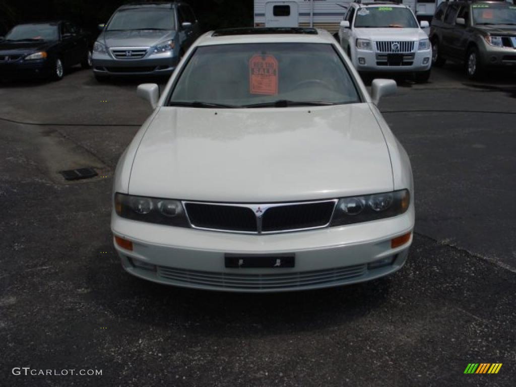 2001 Diamante LS - Platinum White Pearl / Tan photo #8