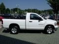 2007 Bright White Dodge Ram 1500 SLT Regular Cab  photo #6