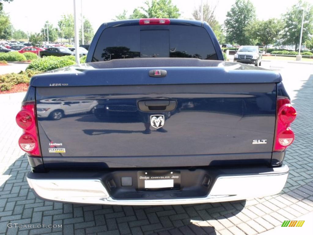 2007 Ram 1500 SLT Quad Cab - Patriot Blue Pearl / Medium Slate Gray photo #4