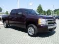 2008 Dark Cherry Metallic Chevrolet Silverado 1500 LS Crew Cab  photo #7