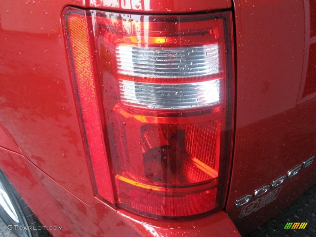 2009 Grand Caravan SXT - Inferno Red Crystal Pearl / Medium Slate Gray/Light Shale photo #9