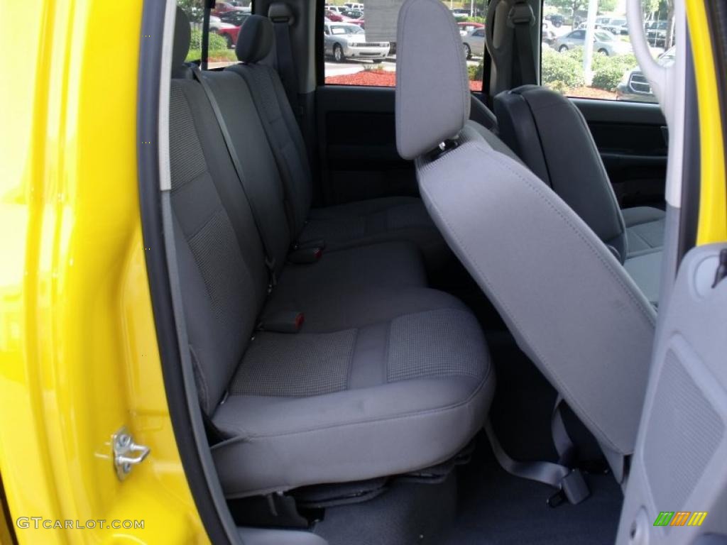 2008 Ram 1500 Big Horn Edition Quad Cab - Detonator Yellow / Medium Slate Gray photo #18