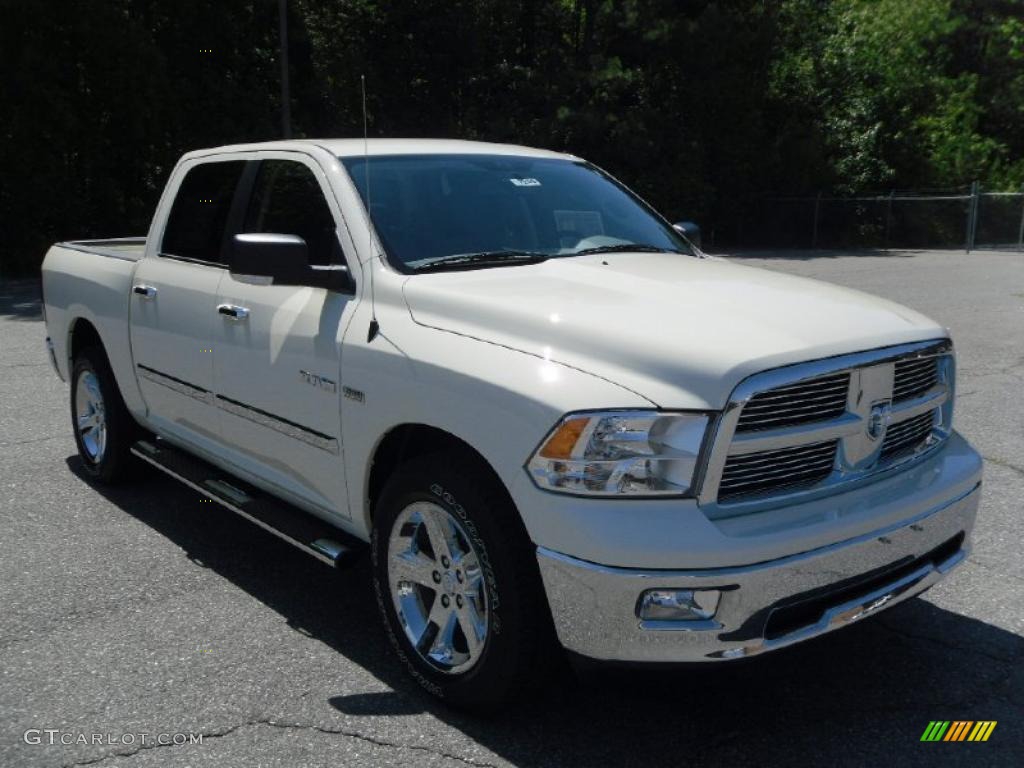 2010 Ram 1500 Big Horn Crew Cab - Stone White / Dark Slate/Medium Graystone photo #5