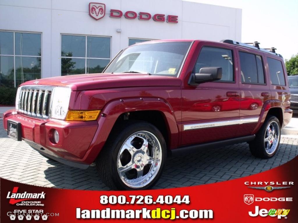 Inferno Red Pearl Jeep Commander