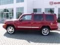 2006 Inferno Red Pearl Jeep Commander Limited  photo #2