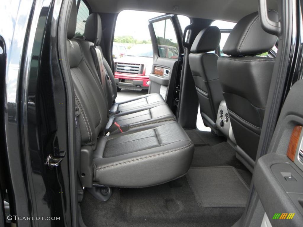 2010 F150 Lariat SuperCrew 4x4 - Tuxedo Black / Black photo #10