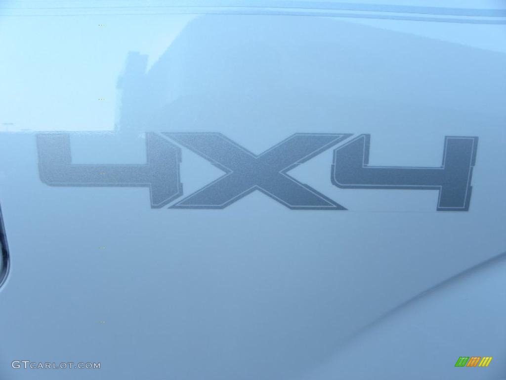 2010 F150 Lariat SuperCrew 4x4 - White Platinum Metallic Tri Coat / Black photo #14