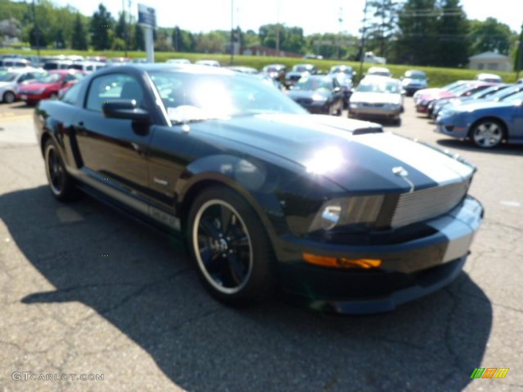 2007 Mustang Shelby GT Coupe - Black / Dark Charcoal photo #6