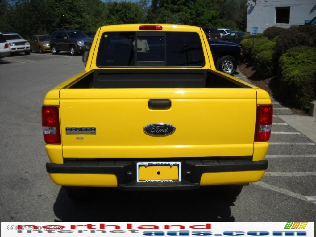 2006 Ranger Sport SuperCab 4x4 - Screaming Yellow / Medium Dark Flint photo #7