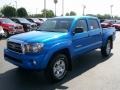 2010 Speedway Blue Toyota Tacoma V6 SR5 TRD Double Cab 4x4  photo #2