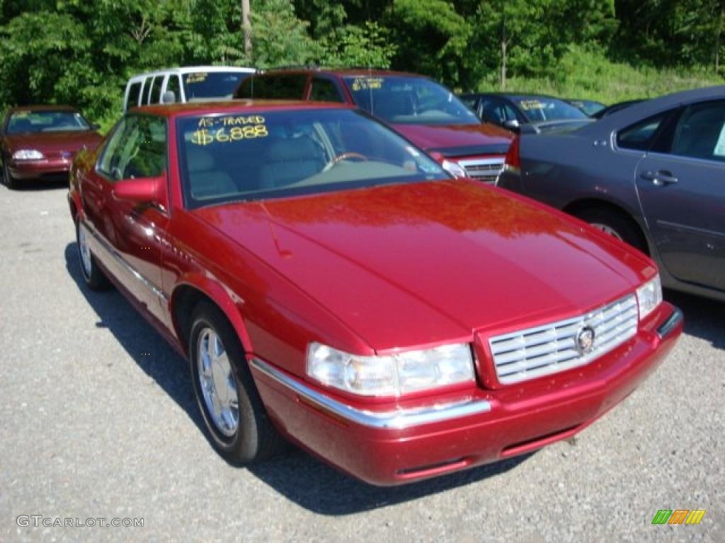 2001 Eldorado ESC - Crimson Red Pearl / Oatmeal photo #1