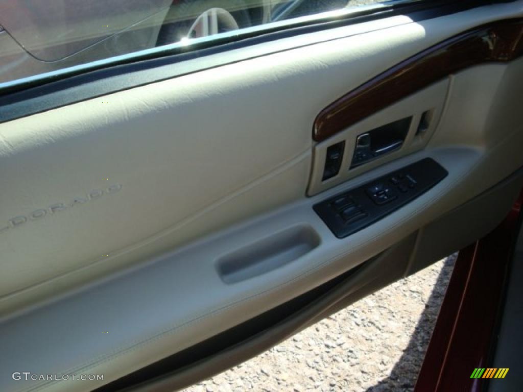 2001 Eldorado ESC - Crimson Red Pearl / Oatmeal photo #11