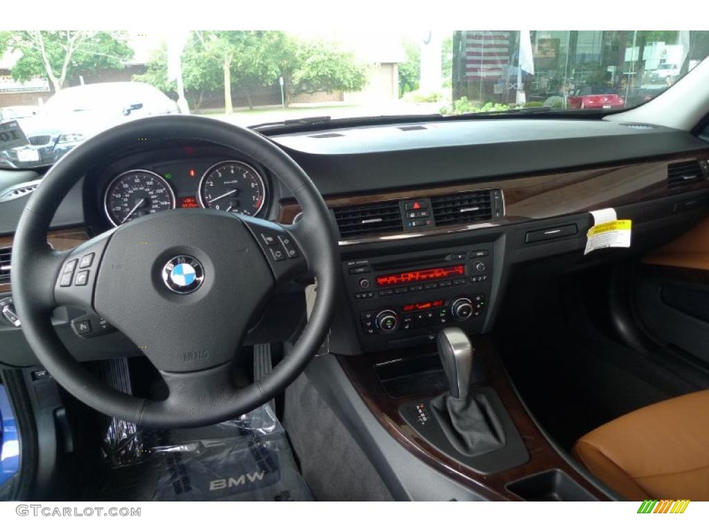 2010 3 Series 328i xDrive Sedan - Montego Blue Metallic / Saddle Brown Dakota Leather photo #8