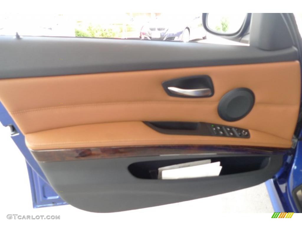 2010 3 Series 328i xDrive Sedan - Montego Blue Metallic / Saddle Brown Dakota Leather photo #25
