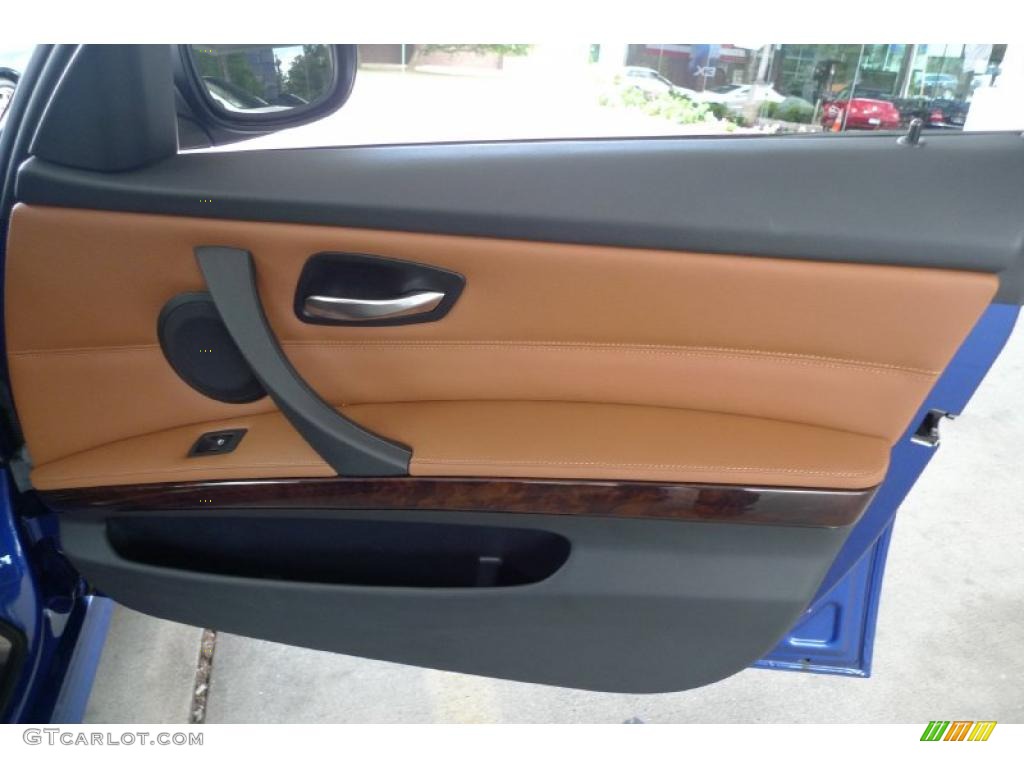 2010 3 Series 328i xDrive Sedan - Montego Blue Metallic / Saddle Brown Dakota Leather photo #38