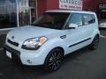 2010 Clear White Kia Soul Ghost Special Edition  photo #1
