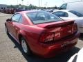 1999 Laser Red Metallic Ford Mustang V6 Coupe  photo #3