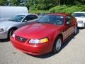 1999 Laser Red Metallic Ford Mustang V6 Coupe  photo #4