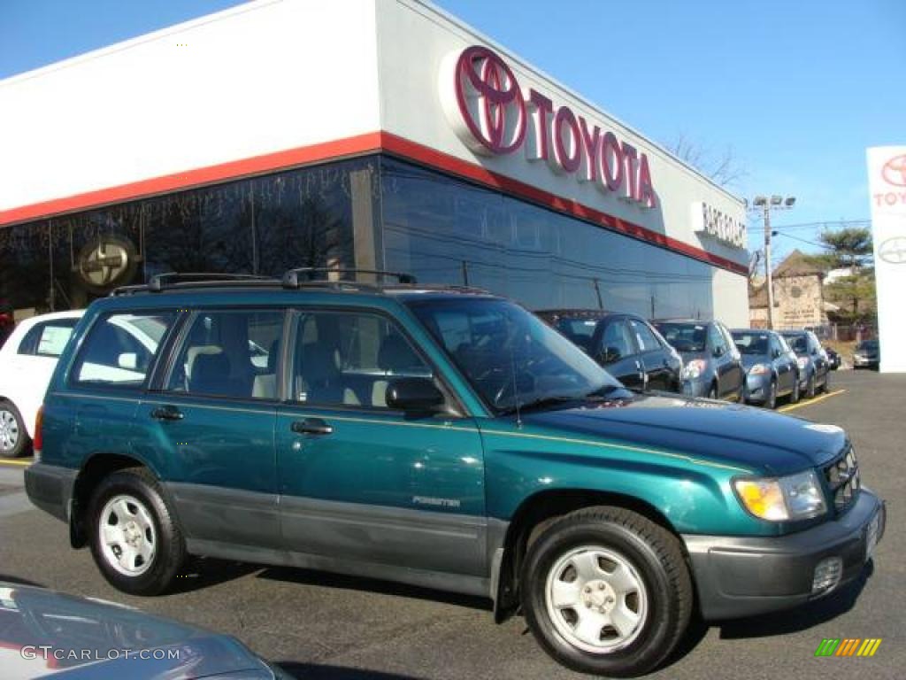 2000 Forester 2.5 L - Arcadia Green / Beige photo #1