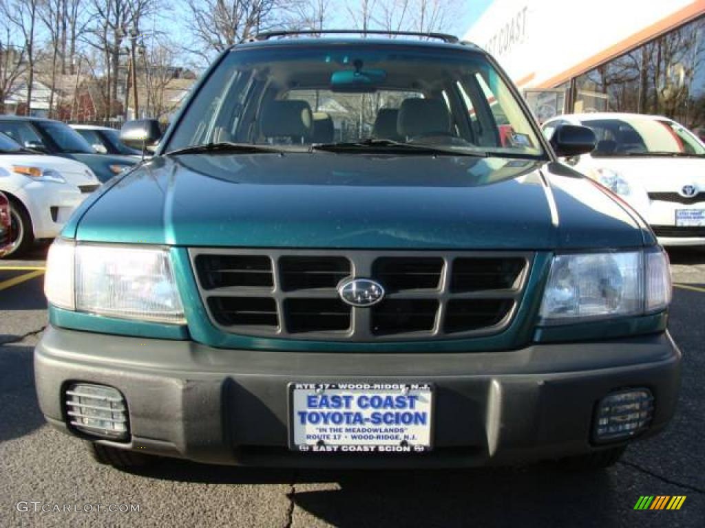 2000 Forester 2.5 L - Arcadia Green / Beige photo #2