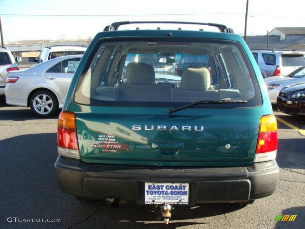 2000 Forester 2.5 L - Arcadia Green / Beige photo #4