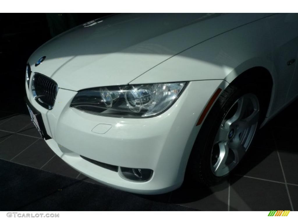 2007 3 Series 328i Convertible - Alpine White / Coral Red/Black photo #12