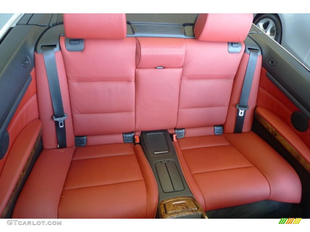2007 3 Series 328i Convertible - Alpine White / Coral Red/Black photo #29