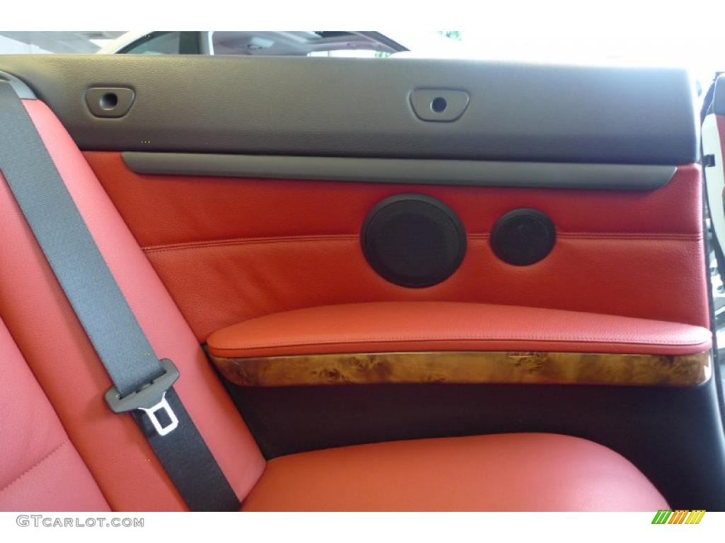 2007 3 Series 328i Convertible - Alpine White / Coral Red/Black photo #30