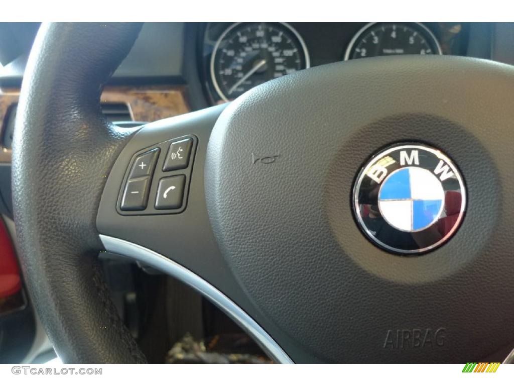 2007 3 Series 328i Convertible - Alpine White / Coral Red/Black photo #38
