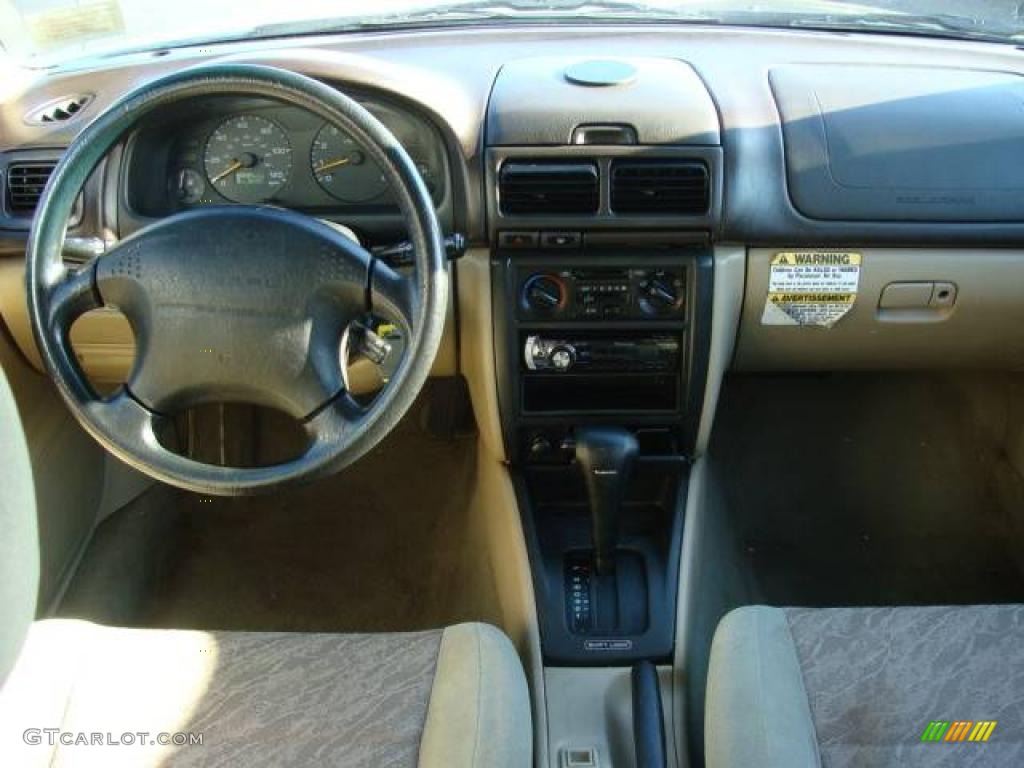 2000 Forester 2.5 L - Arcadia Green / Beige photo #9