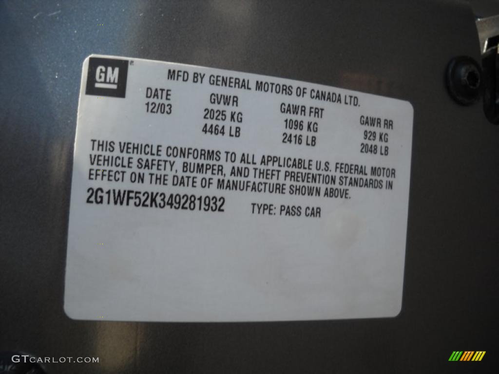 2004 Impala Police - Medium Gray Metallic / Medium Gray photo #12